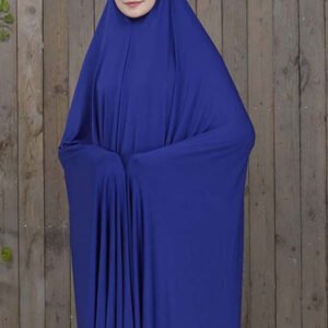 Solid Slip On Abaya Dress in Royal