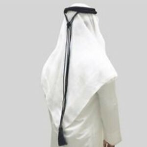 Black Igal Agal Saudi Emrati UAE Gulf Head Ring Mens Sheikh